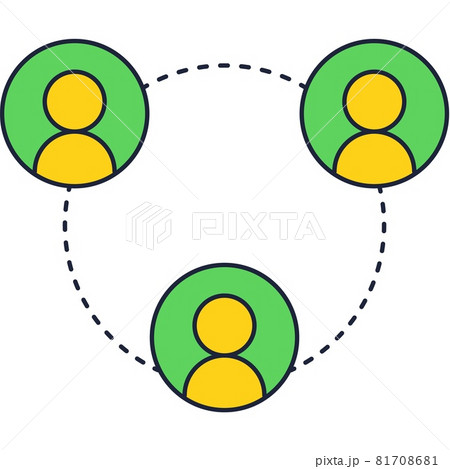Customer social network people avatar flat icon Customer social network people avatar flat icon 81708681