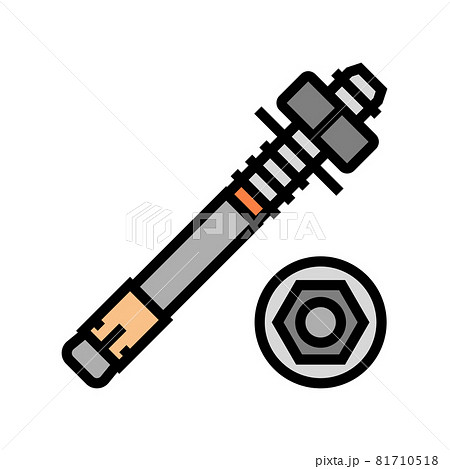 stud anchor color icon vector illustration 81710518