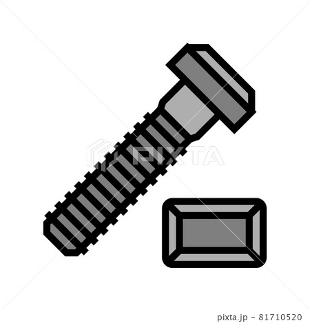 t-slot bolt color icon vector illustration 81710520