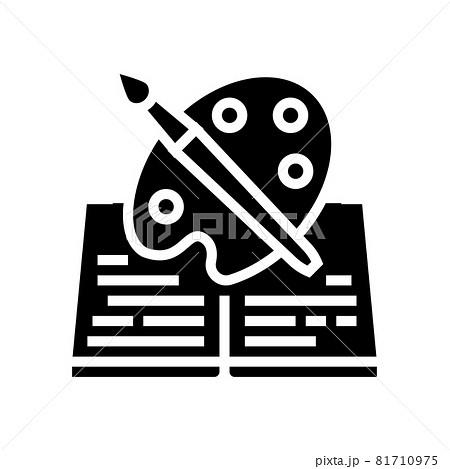 art history glyph icon vector illustration 81710975