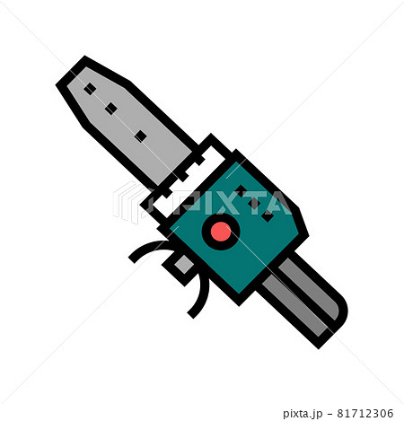 soldering iron for plastic pipes tool color icon vector illustration 81712306
