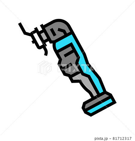 oscillating tool color icon vector illustration 81712317