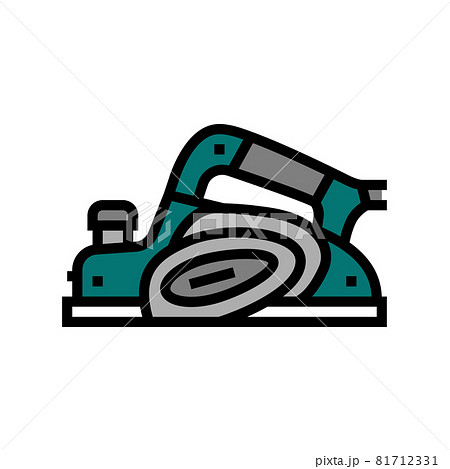 electric planer tool color icon vector illustration 81712331
