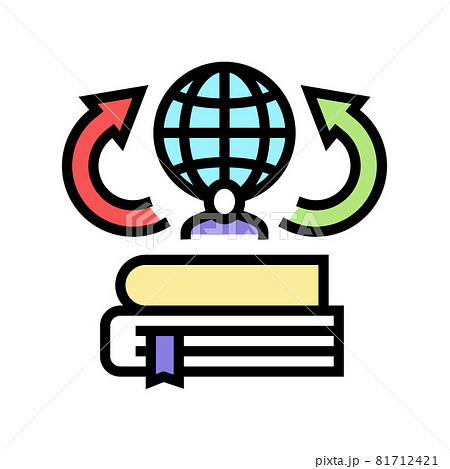 environmental history color icon vector illustration 81712421