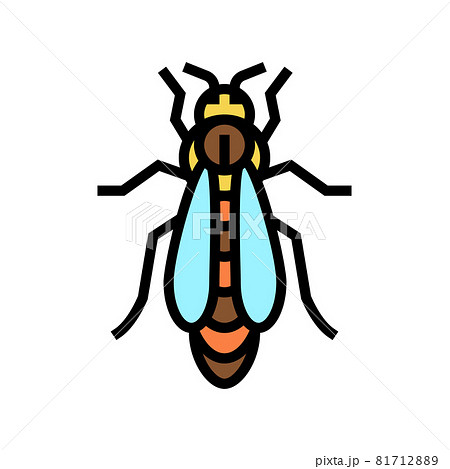 bee queen beekeeping color icon vector illustration bee queen beekeeping color icon vector illustration 81712889