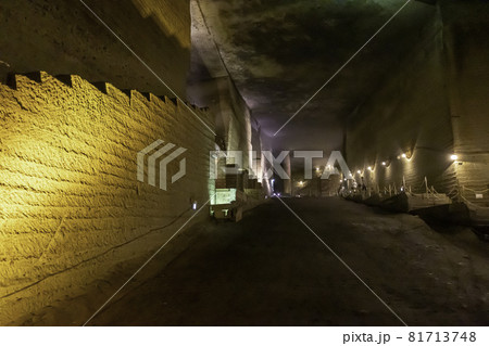 大谷資料館の地下採掘場跡 栃木県 大谷資料館の地下採掘場跡 栃木県 81713748