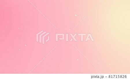 ピンクのかわいいグラデーション背景のイラスト素材