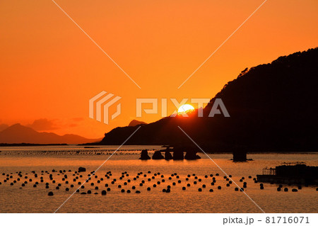 九十九島の夕景 81716071