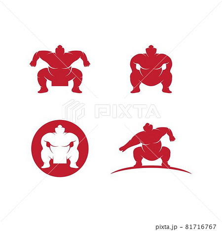 Sumo fighter character illustration 81716767