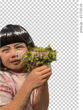 採摘花的女孩 採摘花的女孩 81719116