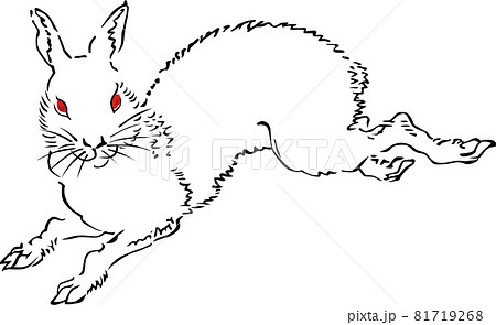 浮世絵 うさぎ その1のイラスト素材 [81719268] - PIXTA