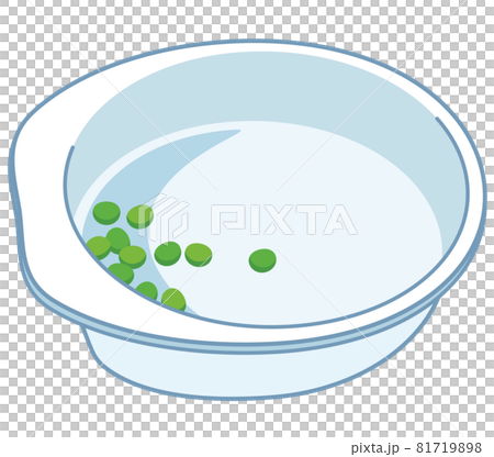 すくいやすいお皿 自助具 介護のイラスト素材