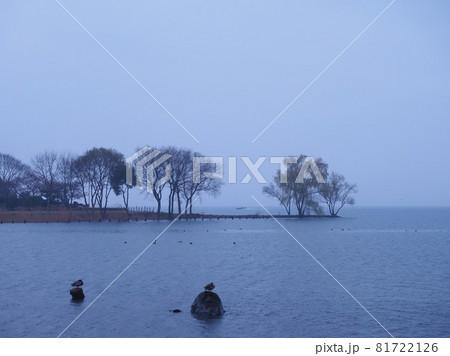 長浜の琵琶湖景色 長浜の琵琶湖景色 81722126
