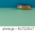 カワウソのミニチュア 81722617