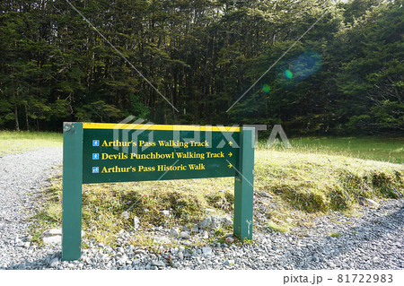 ニュージーランド　デビルズ・パンチボウル滝 81722983