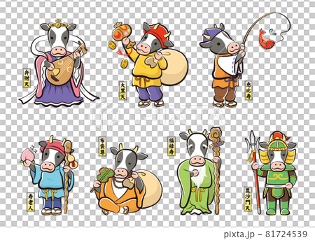 生肖七福神“牛” 生肖七福神“牛” 81724539