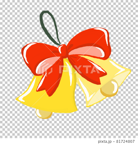 絲帶和鈴鐺聖誕材料 81724807