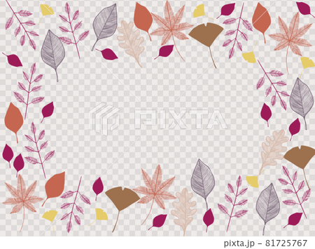 Autumn leaves frame autumn 81725767