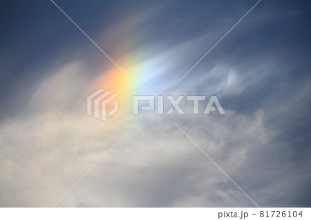 9月初めの大気が不安定で積乱雲が発達しそうな夕方の空に現れた彩雲 9月初めの大気が不安定で積乱雲が発達しそうな夕方の空に現れた彩雲 81726104