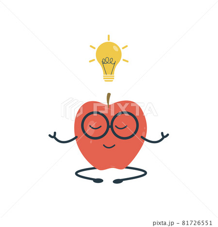 Funny apple student_01 Funny apple student_01 81726551