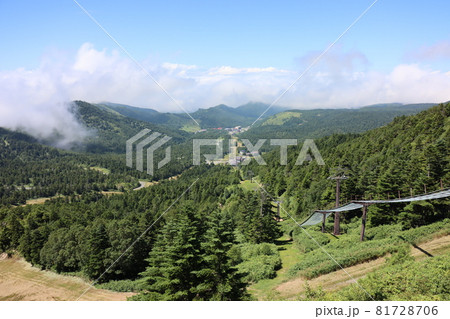 信州のサンセットポイント横手山から望む風景 信州のサンセットポイント横手山から望む風景 81728706
