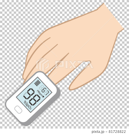 Hand with pulse oximeter 81728822