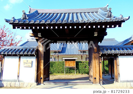 【奈良】秋の今井町 青空と南町生活広場 【奈良】秋の今井町 青空と南町生活広場 81729233