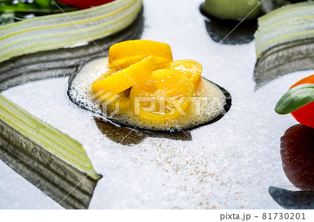 Abstract gastronomy vanguard concept molecular cuisine background 81730201