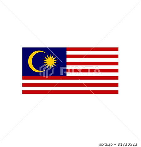 Malaysia flag icon logo design template 81730523