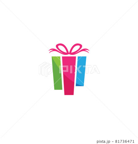 Gift Box Icon Vector 81736471