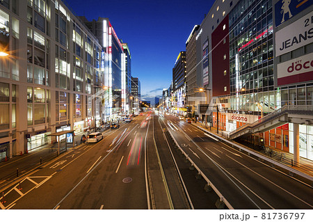 大阪　阿倍野の夜景 81736797