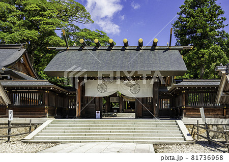 天橋立　元伊勢　籠神社　神門　京都府宮津市 81736968