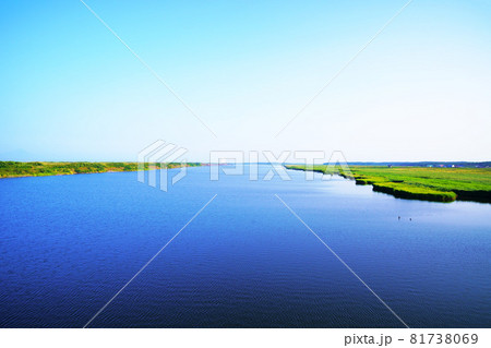 夏の 天塩川　北海道 81738069