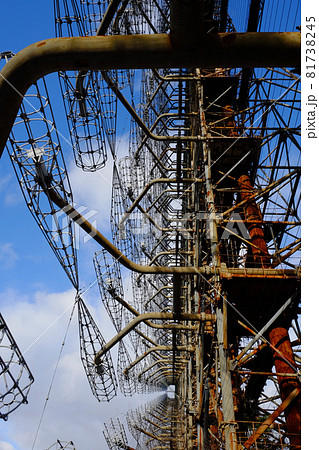 Duga is a Soviet over-the-horizon radar station for an early detection system for ICBM launches. Duga is a Soviet over-the-horizon radar station for an early detection system for ICBM launches. 81738245