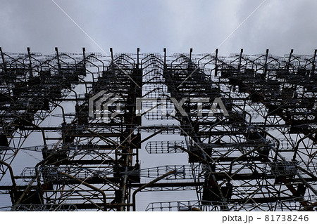 Duga is a Soviet over-the-horizon radar station for an early detection system for ICBM launches. 81738246