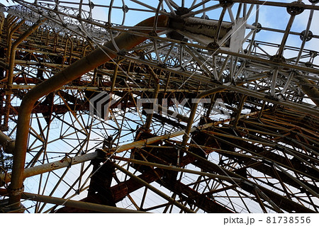 Duga is a Soviet over-the-horizon radar station for an early detection system for ICBM launches. 81738556