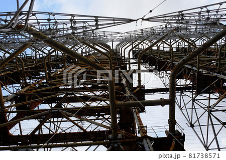 Duga is a Soviet over-the-horizon radar station for an early detection system for ICBM launches. Duga is a Soviet over-the-horizon radar station for an early detection system for ICBM launches. 81738571