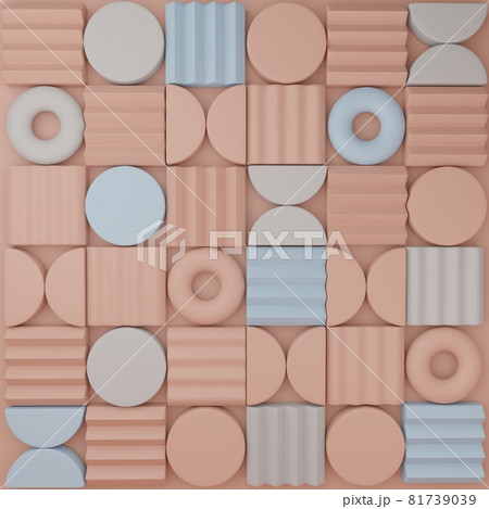 3D Rendering Minimal Abstract Jigsaw or Puzzle Blocks Product Display Background or Pattern for Beauty, Health Care or Trendy Products. 3D Rendering Minimal Abstract Jigsaw or Puzzle Blocks Product Display Background or Pattern for Beauty, Health Care or Trendy Products. 81739039