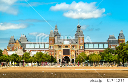 View of the Rijksmuseum in Amsterdam, the Netherlands View of the Rijksmuseum in Amsterdam, the Netherlands 81741235