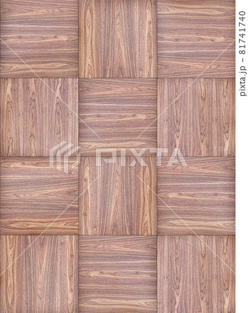 Wooden wall panel of walnut veneered MDF with chess pattern 81741740