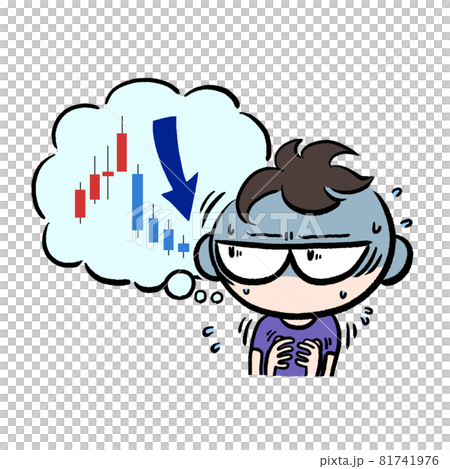 FXの下落が気になってそわそわする人 FXの下落が気になってそわそわする人 81741976