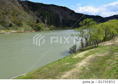 日本三大急流 最上川 81743853