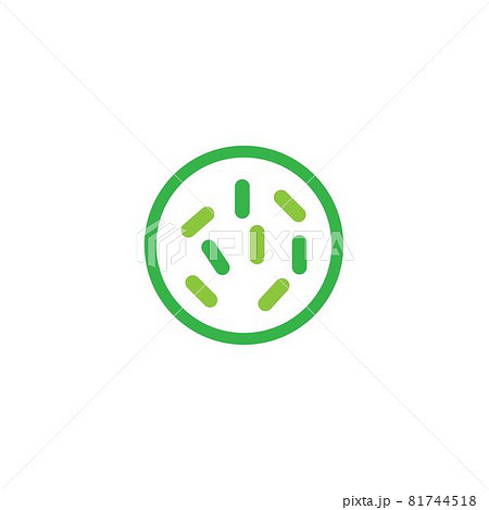 Bacterial Probiotic icon vector flat design Bacterial Probiotic icon vector flat design 81744518
