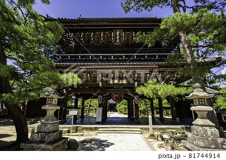 天橋立　智恩寺　山門　京都府宮津市 81744914