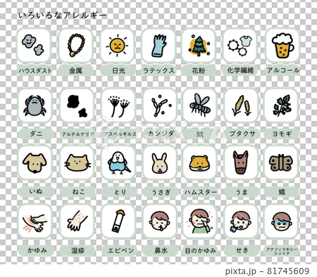 Various allergy sets Various allergy sets 81745609