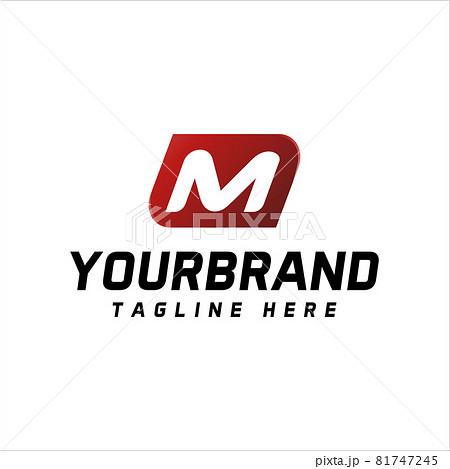 Letter M vector graphic design element with vector illustration 81747245