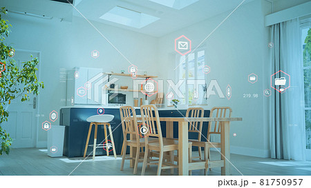 インテリアとテクノロジー スマートホーム インテリアとテクノロジー スマートホーム 81750957