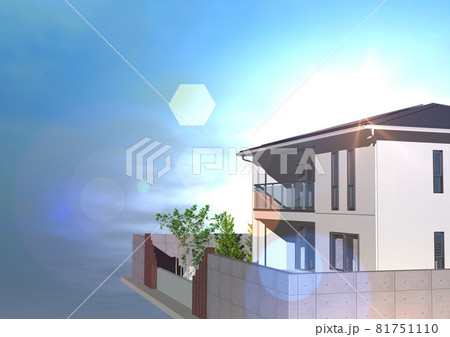 家　ハウス　住まい(3DCGイメージ) 81751110