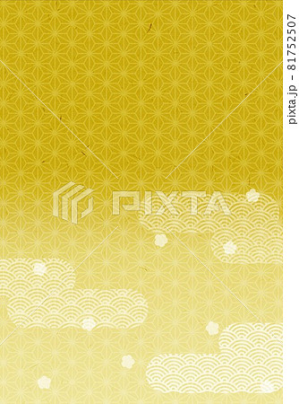 金色和柄花柄 81752507