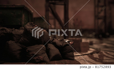 Abandoned Industrial Buildings of old factory Abandoned Industrial Buildings of old factory 81752893